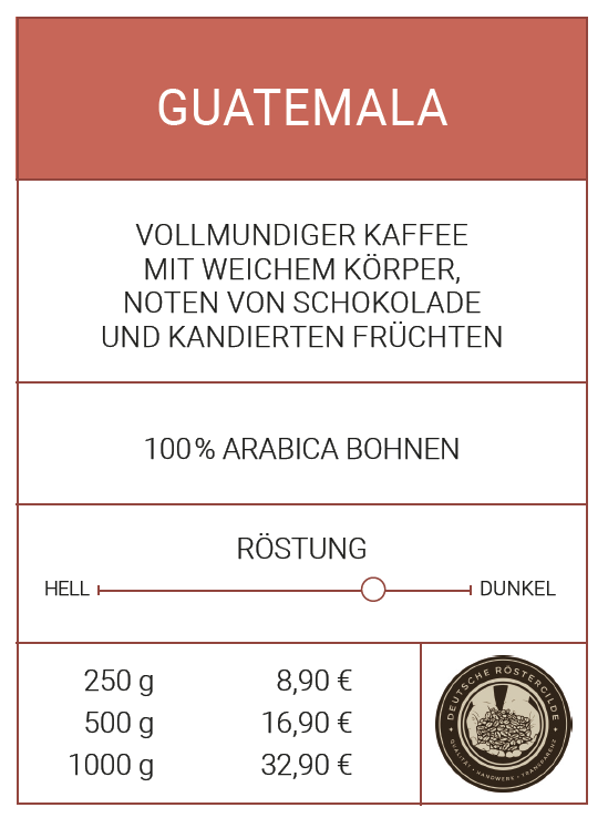 Kaffee "Guatemala"