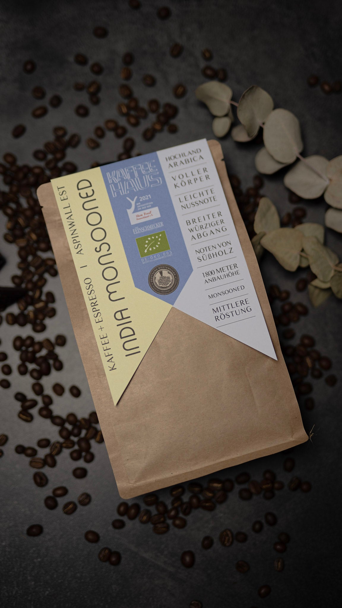 Espresso/Kaffee "India Monsooned"